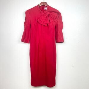 Womens Dress Sz L Pin Up Betty Page Stretchy Holiday Rockabilly Retro Bombshell